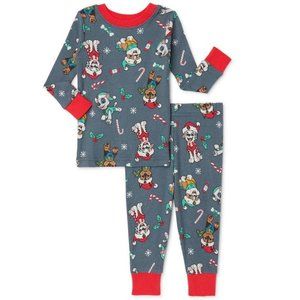 5/$20 NEW 2Pc 12M Boys Paw Patrol Christmas Pajamas